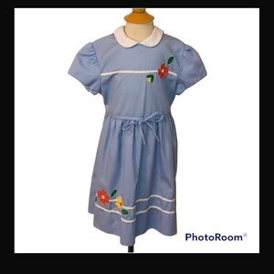 Vintage Sylvia Whyte Girls dress Size 5